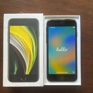 Apple iPhone SE - Black and Silver